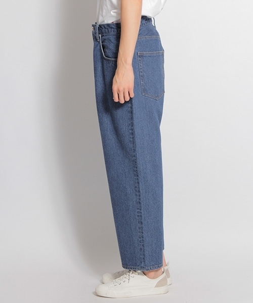 niko and...（ニコアンド）の「ワイドテーパードデニムパンツ（デニムパンツ・メンズ・ネイビー/ブルー・MEDIUM/LARGE）」の12枚目の写真