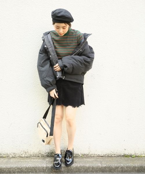 Heather（ヘザー）の「フード／ショートナカワタジャケット 799986（ダウンジャケット/コート・レディース・ブラック/ブラウン/レッド/ダークブラウン・FREE）」の22枚目の写真