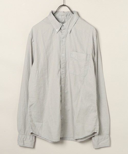 SAVE KHAKI UNITED(セーブカーキユナイテッド)の「SKU BUTTON DOWN COLLAR OXFORD SHIRT #(シャツ/ブラウス・メンズ・グレー/モカ/カーキ/ダークパープル・X-SMALL/SMALL/MEDIUM/LARGE)」の2枚目の写真