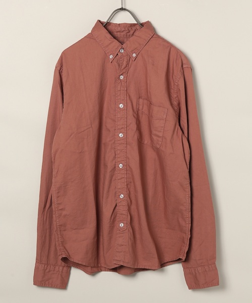 SAVE KHAKI UNITED(セーブカーキユナイテッド)の「SKU BUTTON DOWN COLLAR OXFORD SHIRT #(シャツ/ブラウス・メンズ・グレー/モカ/カーキ/ダークパープル・X-SMALL/SMALL/MEDIUM/LARGE)」の4枚目の写真