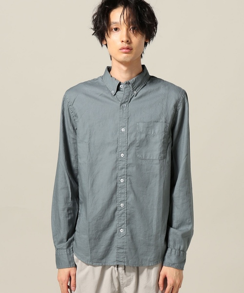 SAVE KHAKI UNITED(セーブカーキユナイテッド)の「SKU BUTTON DOWN COLLAR OXFORD SHIRT #(シャツ/ブラウス・メンズ・グレー/モカ/カーキ/ダークパープル・X-SMALL/SMALL/MEDIUM/LARGE)」の5枚目の写真