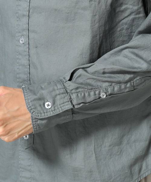 SAVE KHAKI UNITED(セーブカーキユナイテッド)の「SKU BUTTON DOWN COLLAR OXFORD SHIRT #(シャツ/ブラウス・メンズ・グレー/モカ/カーキ/ダークパープル・X-SMALL/SMALL/MEDIUM/LARGE)」の9枚目の写真