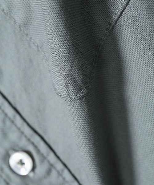 SAVE KHAKI UNITED(セーブカーキユナイテッド)の「SKU BUTTON DOWN COLLAR OXFORD SHIRT #(シャツ/ブラウス・メンズ・グレー/モカ/カーキ/ダークパープル・X-SMALL/SMALL/MEDIUM/LARGE)」の15枚目の写真