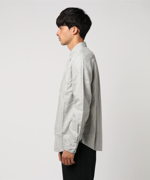 SAVE KHAKI UNITED(セーブカーキユナイテッド)の「SKU BUTTON DOWN COLLAR OXFORD SHIRT #(シャツ/ブラウス・メンズ・グレー/モカ/カーキ/ダークパープル・X-SMALL/SMALL/MEDIUM/LARGE)」の19枚目の写真