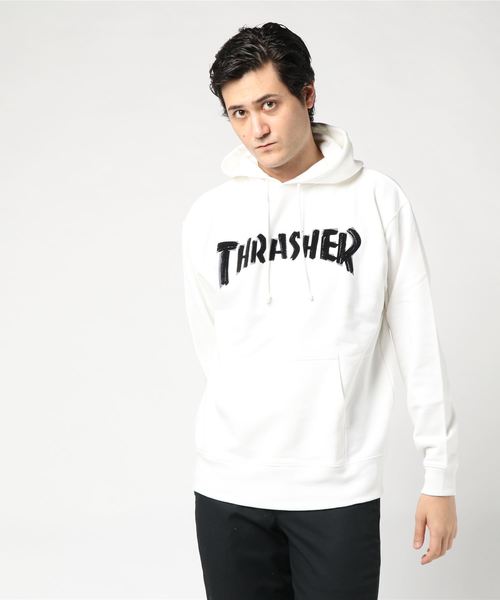 セール】【直営店限定アイテム】FLOCKY ON SILK MAG LOGO SWEAT