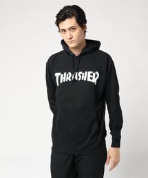 【直営店限定アイテム】FLOCKY ON SILK MAG LOGO SWEAT PARKA/スラッシャー ユニセックス パーカー プルオーバー