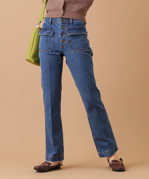 Free S Mart フリーズマート の パッチポケットスリムフレアデニム デニムパンツ Wear