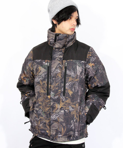 ８(eight)（エイト）の「中綿 マウンテンパーカー ナイロン ジャケット（マウンテンパーカー・メンズ・ホワイト/ブラック/レッド/ベージュ/カモフラージュ/リアルツリーカモ/カーキ/イエロー・MEDIUM/X-LARGE/LARGE）」の8枚目の写真