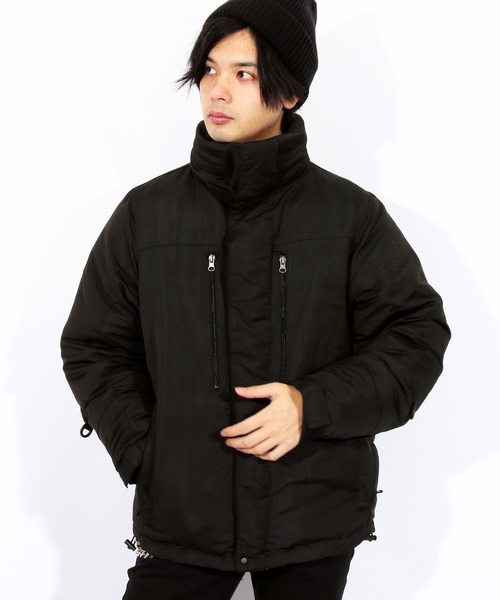 ８(eight)（エイト）の「中綿 マウンテンパーカー ナイロン ジャケット（マウンテンパーカー・メンズ・ホワイト/ブラック/レッド/ベージュ/カモフラージュ/リアルツリーカモ/カーキ/イエロー・MEDIUM/X-LARGE/LARGE）」の3枚目の写真