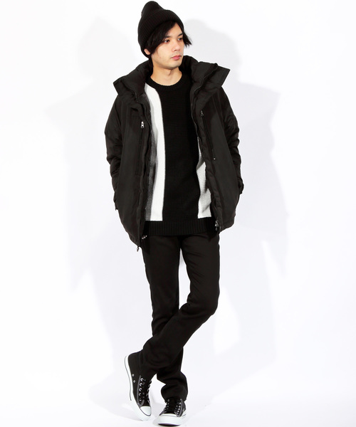 ８(eight)（エイト）の「中綿 マウンテンパーカー ナイロン ジャケット（マウンテンパーカー・メンズ・ホワイト/ブラック/レッド/ベージュ/カモフラージュ/リアルツリーカモ/カーキ/イエロー・MEDIUM/X-LARGE/LARGE）」の16枚目の写真