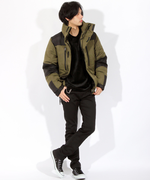 ８(eight)（エイト）の「中綿 マウンテンパーカー ナイロン ジャケット（マウンテンパーカー・メンズ・ホワイト/ブラック/レッド/ベージュ/カモフラージュ/リアルツリーカモ/カーキ/イエロー・MEDIUM/X-LARGE/LARGE）」の22枚目の写真