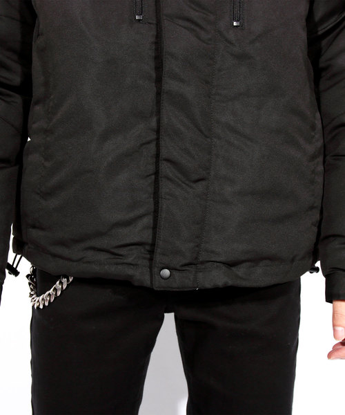 ８(eight)（エイト）の「中綿 マウンテンパーカー ナイロン ジャケット（マウンテンパーカー・メンズ・ホワイト/ブラック/レッド/ベージュ/カモフラージュ/リアルツリーカモ/カーキ/イエロー・MEDIUM/X-LARGE/LARGE）」の10枚目の写真