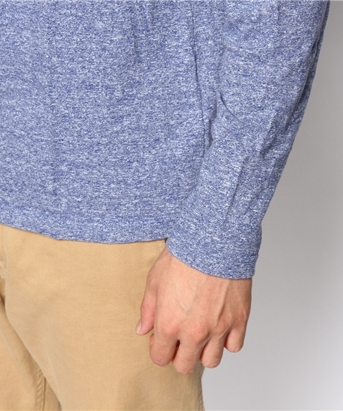 Denime（ドゥニーム）の「SAND COLOR CS LS CREW NECK（Tシャツ/カットソー・メンズ・杢グレー/ブルー/レッド・SMALL/MEDIUM/LARGE）」の8枚目の写真