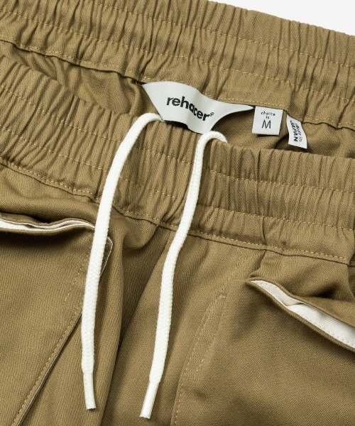 rehacer レアセル サルエルパンツ ベージュ rehacer : Envelope Sarouel Pants / エンベロープ サルエル パンツ