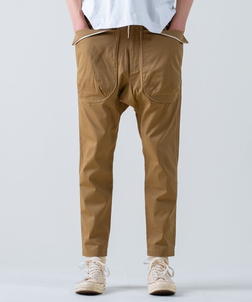 rehacer(レアセル)の「rehacer : Envelope Sarouel Pants / エンベロープ サルエル パンツ(その他パンツ・メンズ・ブラック/ネイビー/ベージュ・SMALL/MEDIUM/LARGE/X-LARGE)」の21枚目の写真