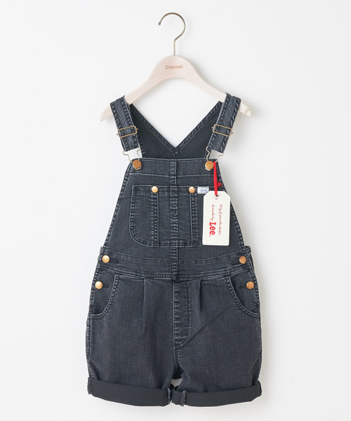 Lee（リー）の「【キッズ】WEB限定Leeパンプキンサロペット（サロペット/オーバーオール・キッズ・ブラック/ブルー・120/130/140）」の2枚目の写真