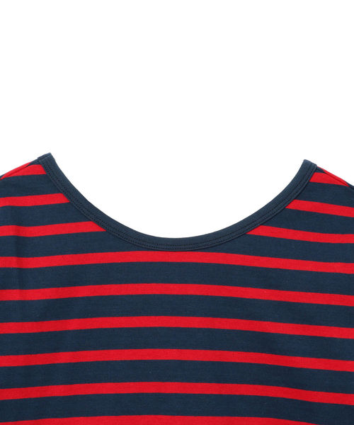 SHIPS（シップス）の「Le minor:MADEMOISELLE（Tシャツ/カットソー・レディース・オフホワイト/ブルー/マルチ・ONE SIZE）」の5枚目の写真