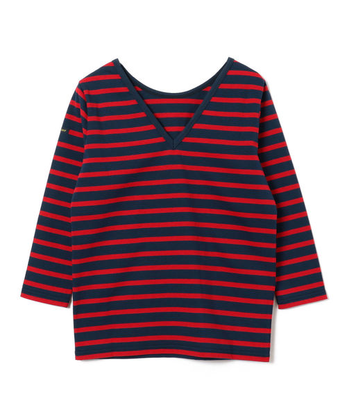 SHIPS（シップス）の「Le minor:MADEMOISELLE（Tシャツ/カットソー・レディース・オフホワイト/ブルー/マルチ・ONE SIZE）」の19枚目の写真