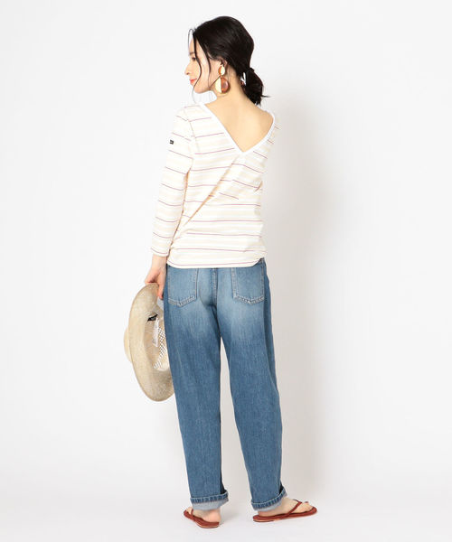 SHIPS（シップス）の「Le minor:MADEMOISELLE（Tシャツ/カットソー・レディース・オフホワイト/ブルー/マルチ・ONE SIZE）」の20枚目の写真