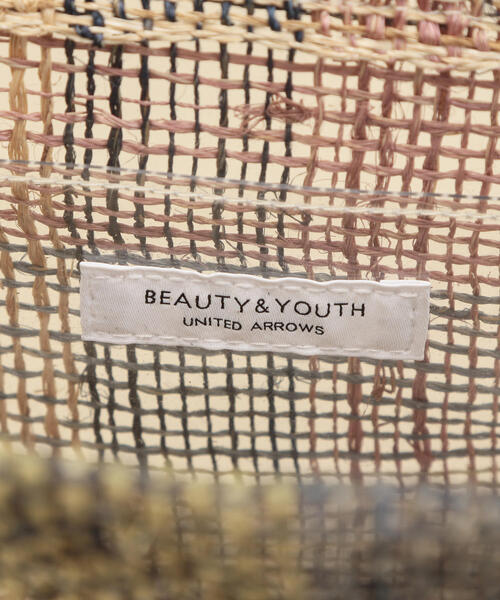 BEAUTY&YOUTH UNITED ARROWS（ビューティーアンドユースユナイテッドアローズ）の「BY∴ クリア×チェックミニトート/カゴバッグ ◆（トートバッグ・レディース・ブラウン/ナチュラル・FREE）」の15枚目の写真