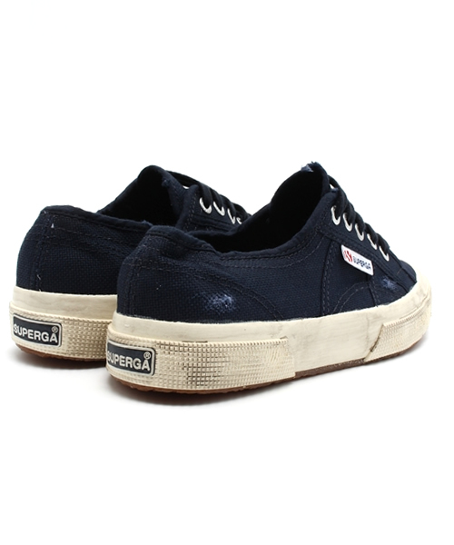 And A（アンドエー）の「ダメージ Lo (SUPERGA)（スニーカー・レディース・ホワイト/ネイビー/レッド・24.5cm/23.5cm）」の6枚目の写真