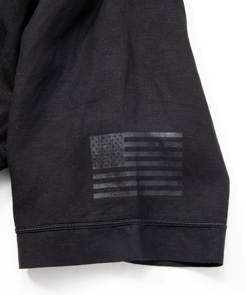 MONKEY TIME（モンキータイム）の「MT ∴ リネン/レーヨン ベースボール シャツ◆（シャツ/ブラウス・メンズ・ホワイト/ブラック・LARGE/MEDIUM/SMALL）」の9枚目の写真