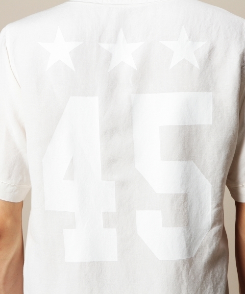 MONKEY TIME（モンキータイム）の「MT ∴ リネン/レーヨン ベースボール シャツ◆（シャツ/ブラウス・メンズ・ホワイト/ブラック・LARGE/MEDIUM/SMALL）」の22枚目の写真