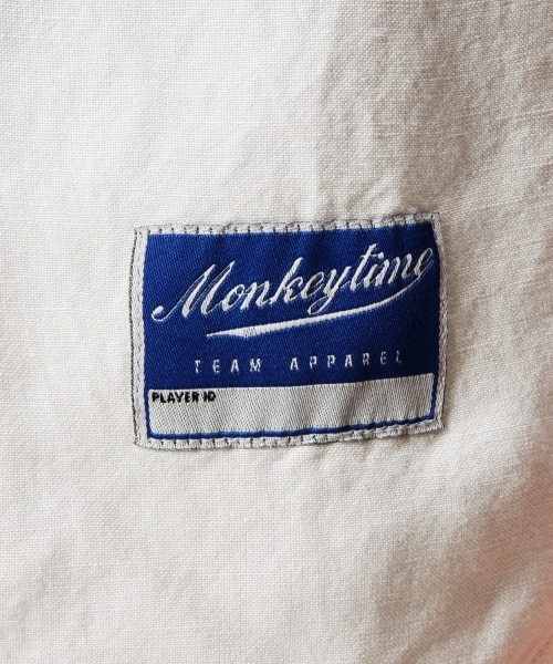 MONKEY TIME（モンキータイム）の「MT ∴ リネン/レーヨン ベースボール シャツ◆（シャツ/ブラウス・メンズ・ホワイト/ブラック・LARGE/MEDIUM/SMALL）」の16枚目の写真