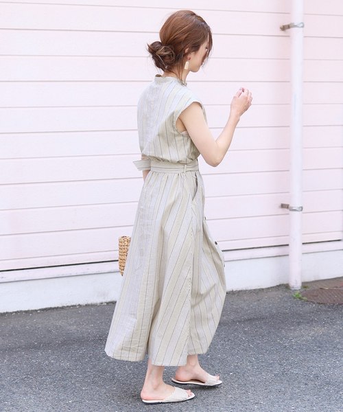 reca（レカ）の「2way ベルト付きワンピース（ワンピース・レディース・ベージュ/ネイビー/ブルー系その他・M）」の19枚目の写真