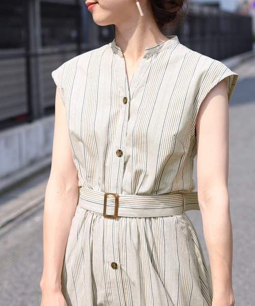 reca（レカ）の「2way ベルト付きワンピース（ワンピース・レディース・ベージュ/ネイビー/ブルー系その他・M）」の20枚目の写真