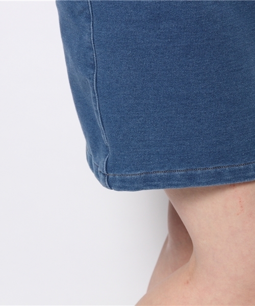 one after another NICE CLAUP（ワンアフターアナザーナイスクラップ）の「【ナイスクラップ】ウエストギャザータイトスカート（スカート・レディース・オフホワイト/レッド/ワンウォッシュ・FREE）」の10枚目の写真