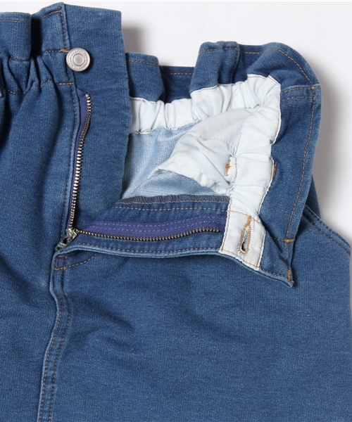 one after another NICE CLAUP（ワンアフターアナザーナイスクラップ）の「【ナイスクラップ】ウエストギャザータイトスカート（スカート・レディース・オフホワイト/レッド/ワンウォッシュ・FREE）」の9枚目の写真