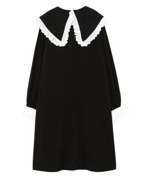 Candy Stripper(キャンディストリッパー)の「FRILL COLLAR ワンピース(ワンピース・レディース・ブラック/グレー・1/2)」の6枚目の写真