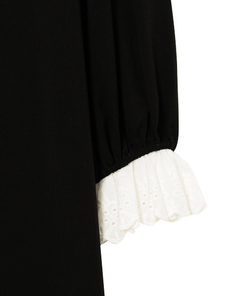 Candy Stripper(キャンディストリッパー)の「FRILL COLLAR ワンピース(ワンピース・レディース・ブラック/グレー・1/2)」の4枚目の写真