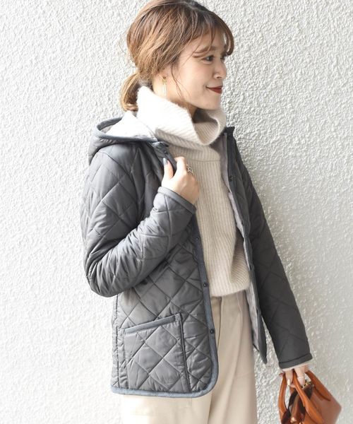 LAVENHAM(ラベンハム)の「LAVENHAM:【SHIPS別注】CRYDON◇(ブルゾン・レディース・チャコールグレー/ネイビー/オリーブ・40/38/36)」の8枚目の写真