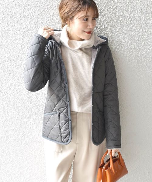 LAVENHAM(ラベンハム)の「LAVENHAM:【SHIPS別注】CRYDON◇(ブルゾン・レディース・チャコールグレー/ネイビー/オリーブ・40/38/36)」の9枚目の写真