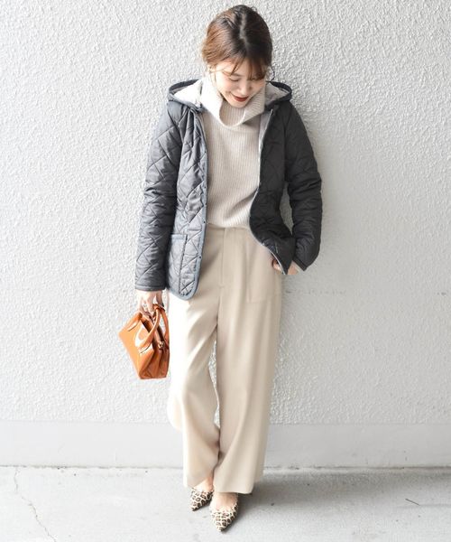 LAVENHAM(ラベンハム)の「LAVENHAM:【SHIPS別注】CRYDON◇(ブルゾン・レディース・チャコールグレー/ネイビー/オリーブ・40/38/36)」の10枚目の写真