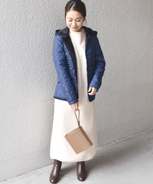 LAVENHAM(ラベンハム)の「LAVENHAM:【SHIPS別注】CRYDON◇(ブルゾン・レディース・チャコールグレー/ネイビー/オリーブ・40/38/36)」の6枚目の写真