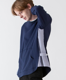 rehacer : Fusion Side Panel Sweat CS / フュージョン サイドパネル スウェット カットソー