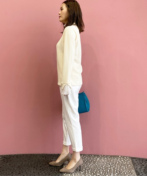 PICCIN(ピッチン)の「裏起毛ウエストギャザーパンツ(その他パンツ・レディース・ライトグレー/ブラック/ベージュ/オフホワイト・SMALL/MEDIUM)」の15枚目の写真