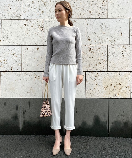 PICCIN(ピッチン)の「裏起毛ウエストギャザーパンツ(その他パンツ・レディース・ライトグレー/ブラック/ベージュ/オフホワイト・SMALL/MEDIUM)」の18枚目の写真