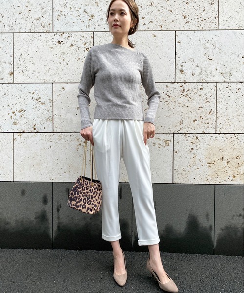 PICCIN(ピッチン)の「裏起毛ウエストギャザーパンツ(その他パンツ・レディース・ライトグレー/ブラック/ベージュ/オフホワイト・SMALL/MEDIUM)」の17枚目の写真