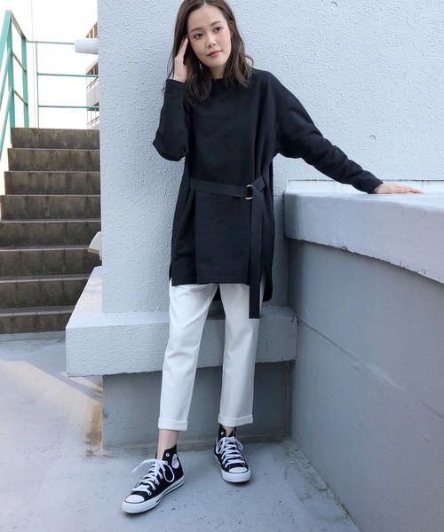 PICCIN(ピッチン)の「裏起毛ウエストギャザーパンツ(その他パンツ・レディース・ライトグレー/ブラック/ベージュ/オフホワイト・SMALL/MEDIUM)」の11枚目の写真