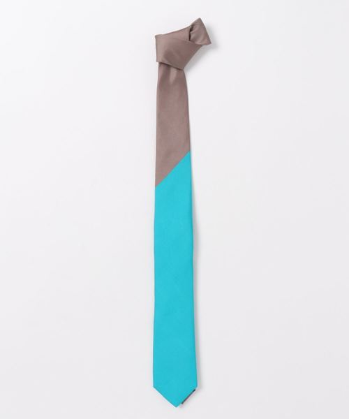 セール】ピュアシルク100% スリムネクタイ ツートンバイカラー