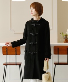 INVERTERE ブラック　ダッフルコート INVERTERE（インバーティア）＞3サイズ徹底着比べ｜BEAMS F