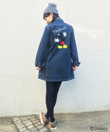 X-girl | Disney（ディズニー） / CHEERING DENIM DRESS(シャツワンピース)