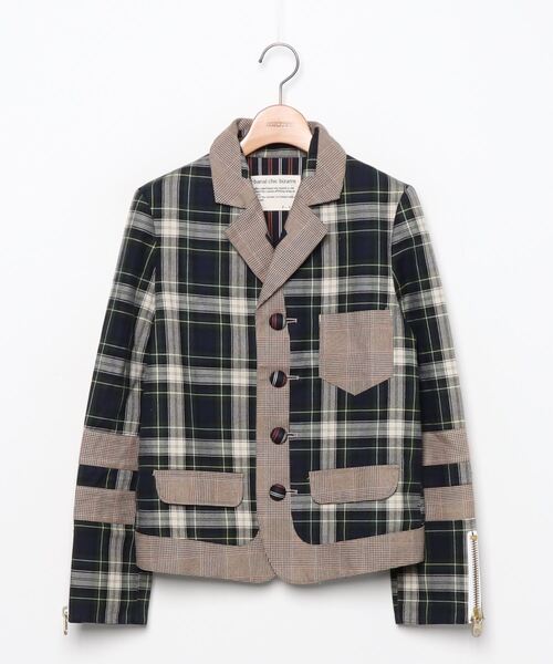 セール ブランド古着 チェック柄ジャケット その他アウター Banal Chic Bizarre バナルシックビザール のファッション通販 Zozoused