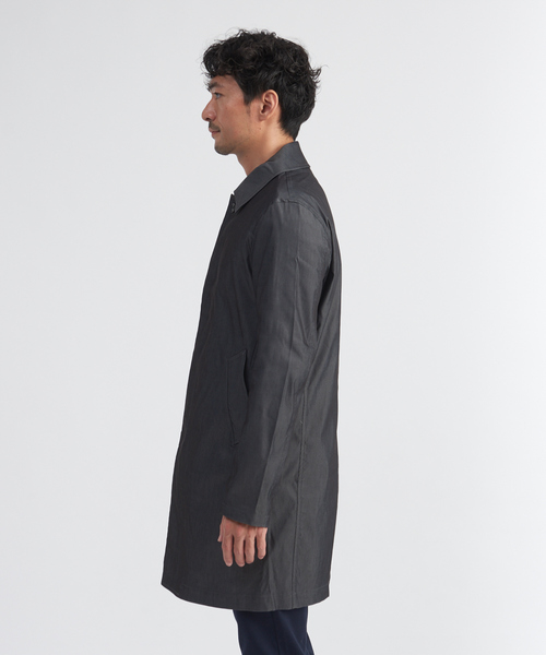 ABAHOUSE GRAY(アバハウスグレイ)の「【展開店舗限定】配色 ステンカラー フライ フロント コート(トレンチコート・メンズ・ベージュ/ネイビー/グレー・46/48/50)」の6枚目の写真
