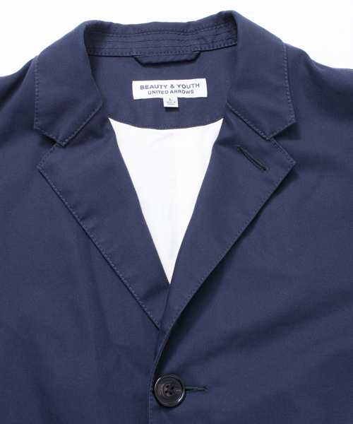 BEAUTY&YOUTH UNITED ARROWS（ビューティーアンドユースユナイテッドアローズ）の「BY ∴ コットン/ツイル チェスター コート◆（チェスターコート・メンズ・ネイビー/ロイヤルブルー・X-LARGE/LARGE/MEDIUM/SMALL）」の5枚目の写真