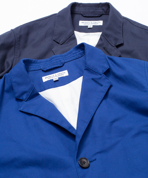 BEAUTY&YOUTH UNITED ARROWS（ビューティーアンドユースユナイテッドアローズ）の「BY ∴ コットン/ツイル チェスター コート◆（チェスターコート・メンズ・ネイビー/ロイヤルブルー・X-LARGE/LARGE/MEDIUM/SMALL）」の8枚目の写真